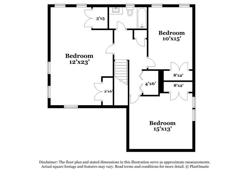 2,025/Mo, 1422 Southgate Dr Raleigh, NC 27610 Floor Plan View 2