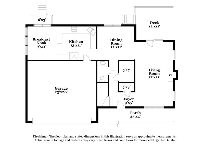 2,065/Mo, 9536 White Carriage Dr Wake Forest, NC 27587 Floor Plan View