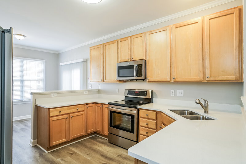 2,065/Mo, 9536 White Carriage Dr Wake Forest, NC 27587 Kitchen View