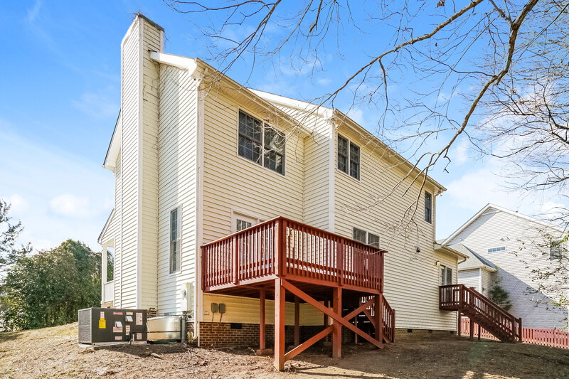 2,065/Mo, 9536 White Carriage Dr Wake Forest, NC 27587 Rear View