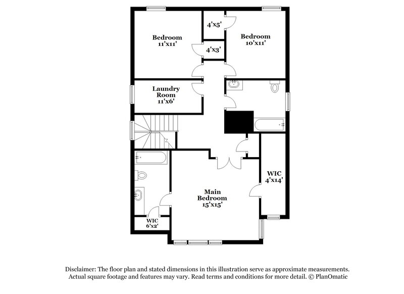 1,885/Mo, 8170 Cohosh Ct Raleigh, NC 27616 Floorplan View 2