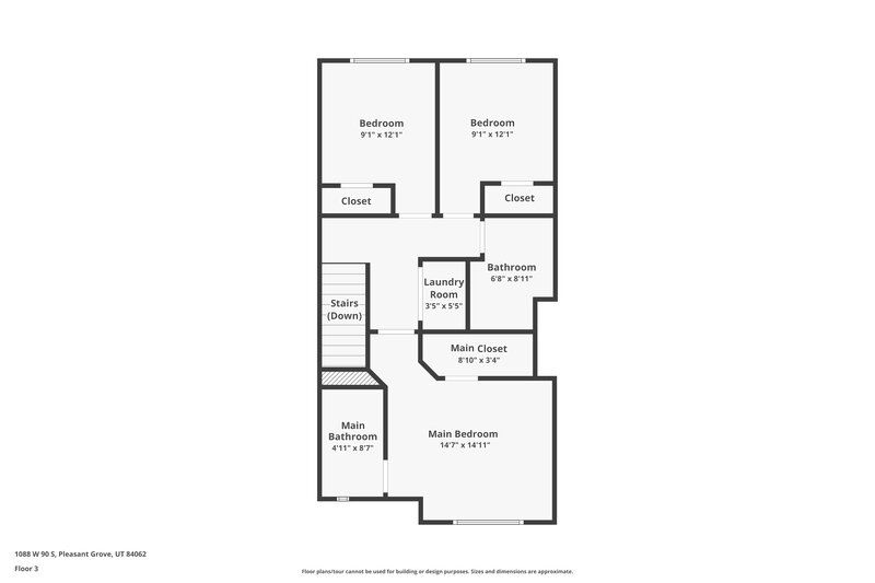 0/Mo, 1088 West 90 South Pleasant Grove, UT 84062 Floor Plan View 2
