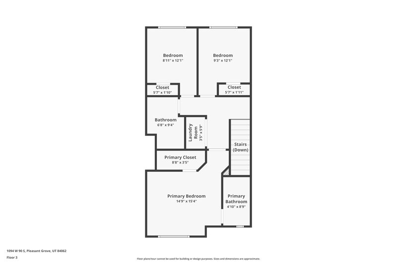 0/Mo, 1094 West 90 South Pleasant Grove, UT 84062 Floor Plan View 3