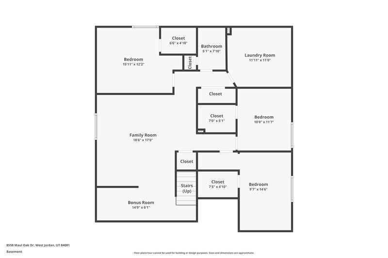 2,865/Mo, 8558 Maul Oak Dr West Jordan, UT 84081 Floor Plan View