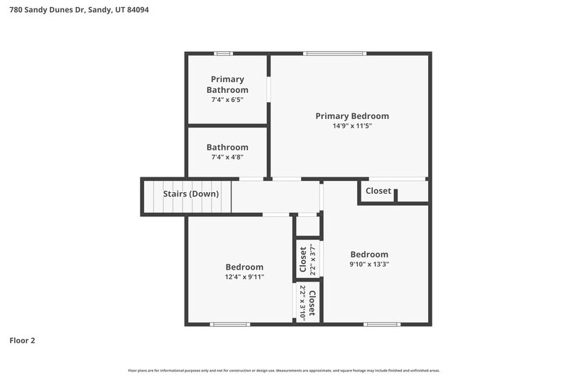 2,955/Mo, 780 Sandy Dunes Dr Sandy, UT 84094 Floorplan View 3