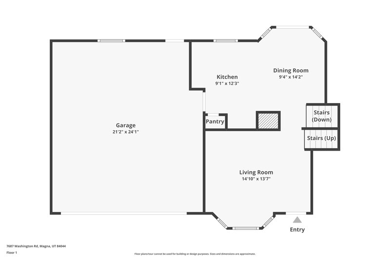 2,355/Mo, 7687 Washington Rd Magna, UT 84044 Floor Plan View 2