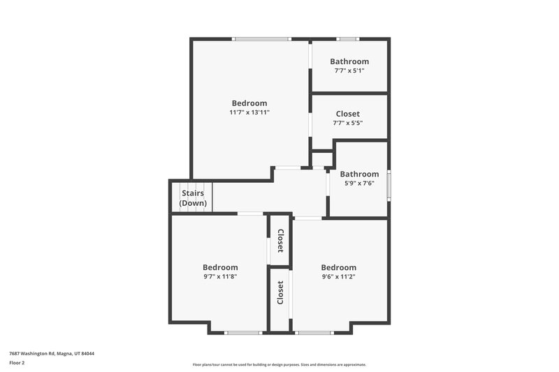 2,355/Mo, 7687 Washington Rd Magna, UT 84044 Floor Plan View 3