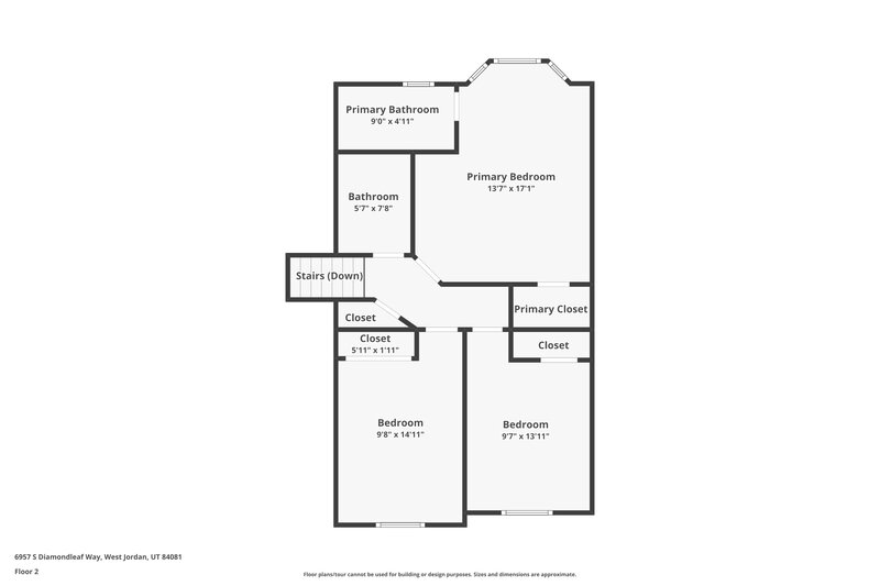 2,475/Mo, 6957 S Diamondleaf Way West Jordan, UT 84081 Floor Plan View 3