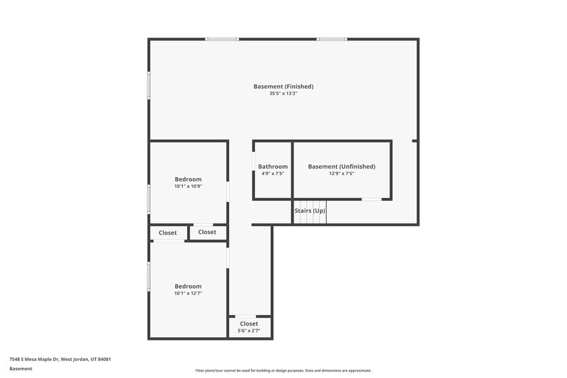 2,815/Mo, 7548 S Mesa Maple Dr West Jordan, UT 84081 Floorplan View
