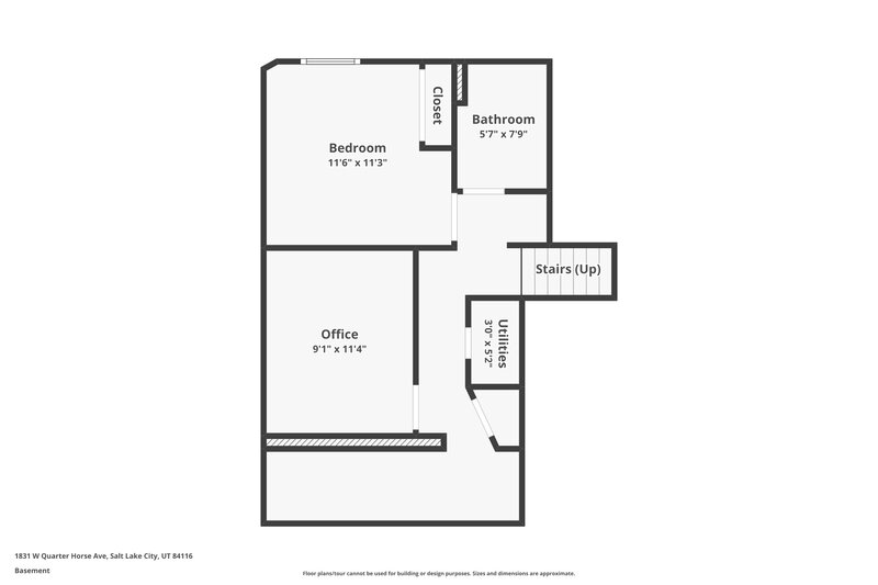 2,790/Mo, 1831 W Quarter Horse Ave Salt Lake City, UT 84116 Floor Plan View 3