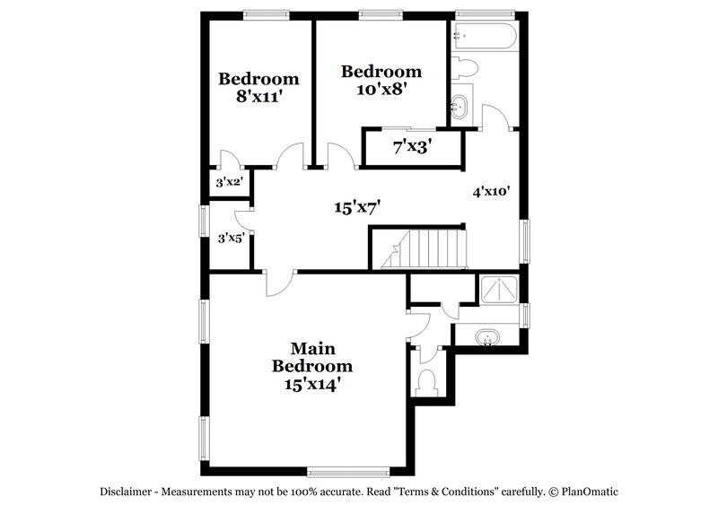 2,700/Mo, 5234 W Hedgerose Dr Herriman, UT 84096 Floor Plan View 3
