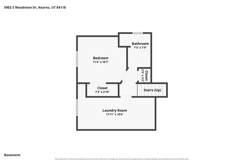 0/Mo, 5902 South Woodview Dr Salt Lake City, UT 84118 Floor Plan View 2