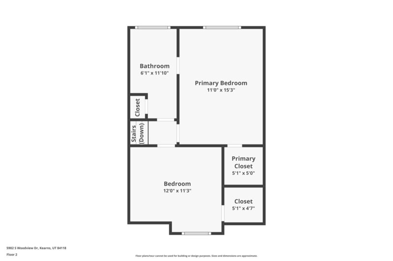 2,155/Mo, 5902 South Woodview Dr Salt Lake City, UT 84118 Floorplan View 2