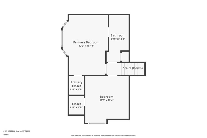 2,395/Mo, 6125 S 6105 W Salt Lake City, UT 84118 Floorplan View 2