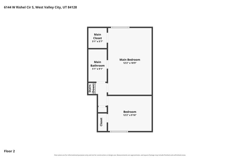2,565/Mo, 6144 W Rishel Cir West Valley City, UT 84128 Floor Plan View 3