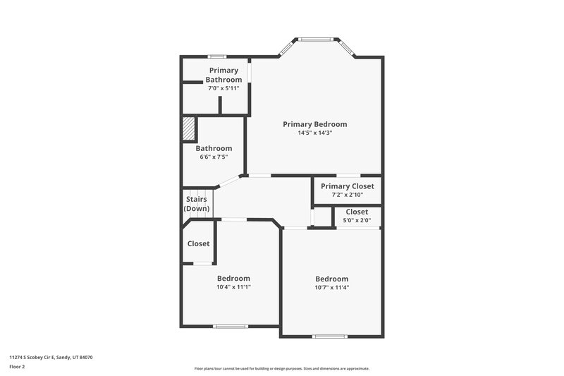 2,725/Mo, 11274 S Scobey Cir Sandy, UT 84070 Floorplan View 2
