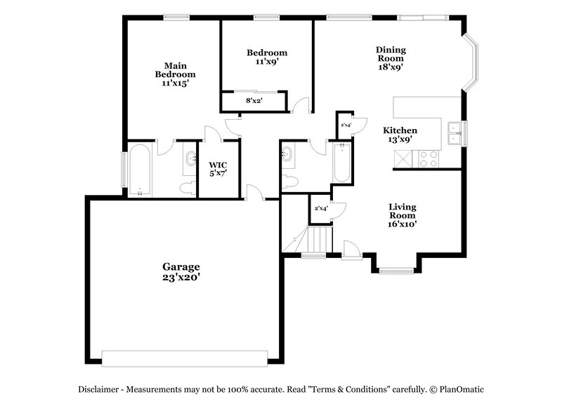 2,325/Mo, 8102 W 3380 S Magna, UT 84044 Floor Plan View 2