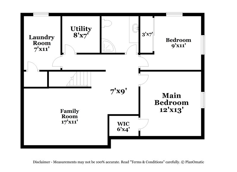 2,345/Mo, 6187 S Misty Way Salt Lake City, UT 84118 Floor Plan View