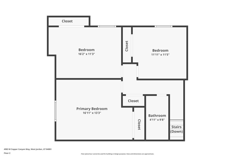 3,110/Mo, 4983 W Copper Canyon Way West Jordan, UT 84081 Floor Plan View 2