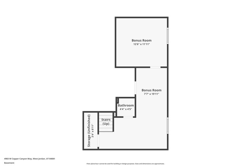 3,110/Mo, 4983 W Copper Canyon Way West Jordan, UT 84081 Floor Plan View 3