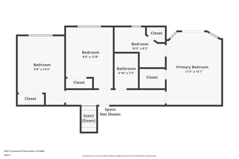 2,960/Mo, 8702 S Covewood Pl West Jordan, UT 84088 Floor Plan View 2