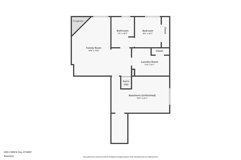 2,450/Mo, 4935 S 3000 W Roy, UT 84067 Floor Plan View 3