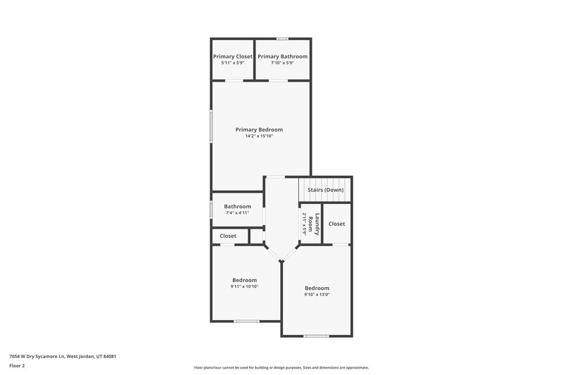3,045/Mo, 7054 West Dry Sycamore Lane West Jordan, UT 84081 Floor Plan View 2