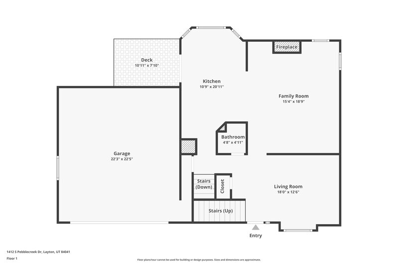 2,695/Mo, 1412 S Pebblecreek Dr Layton, UT 84041 Floor Plan View 2