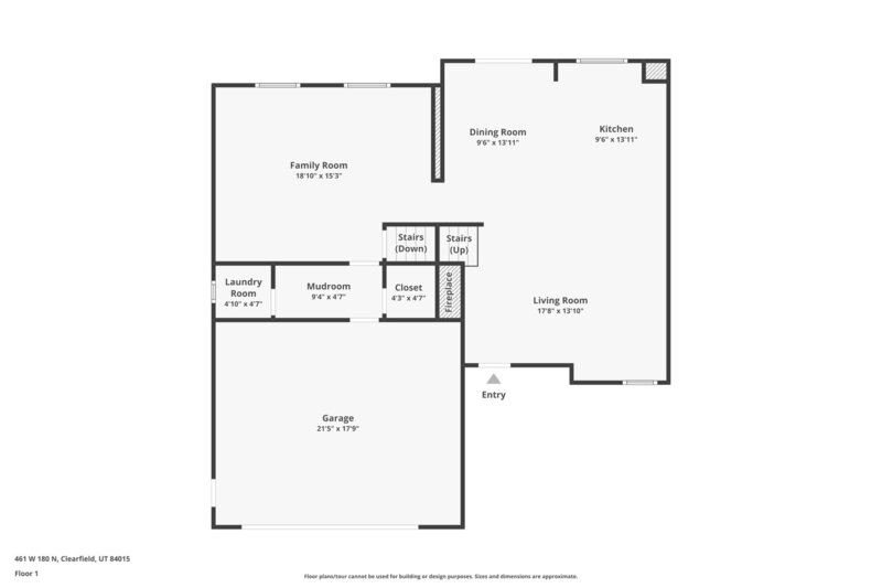 2,480/Mo, 461 W 180 N Clearfield, UT 84015 Floorplan View 2