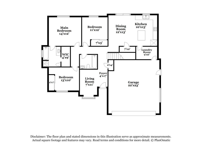 3,030/Mo, 817 N 600 W Kaysville, UT 84037 Floorplan View