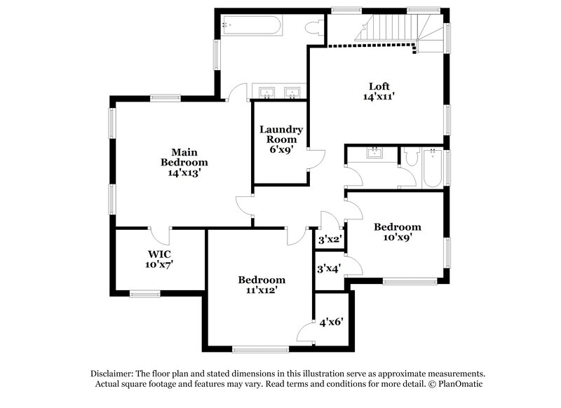 2,570/Mo, 13332 S Fallowfield Ln Herriman, UT 84096 Floor Plan View 2