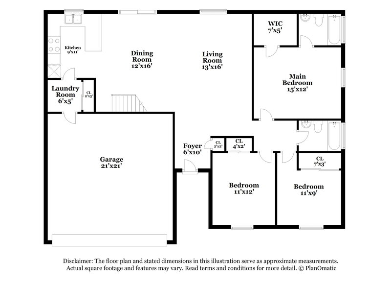 1,895/Mo, 1831 N 370 E Tooele, UT 84074 Floor Plan View 2