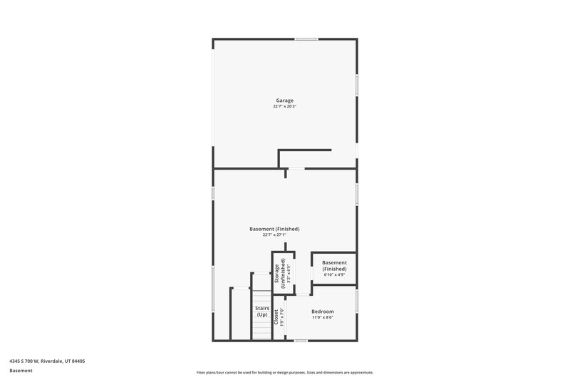 1,990/Mo, 4345 S 700 W Riverdale, UT 84405 Floorplan View 3