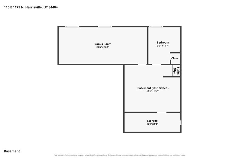 3,170/Mo, 110 E 1175 N Ogden, UT 84404 Floor Plan View