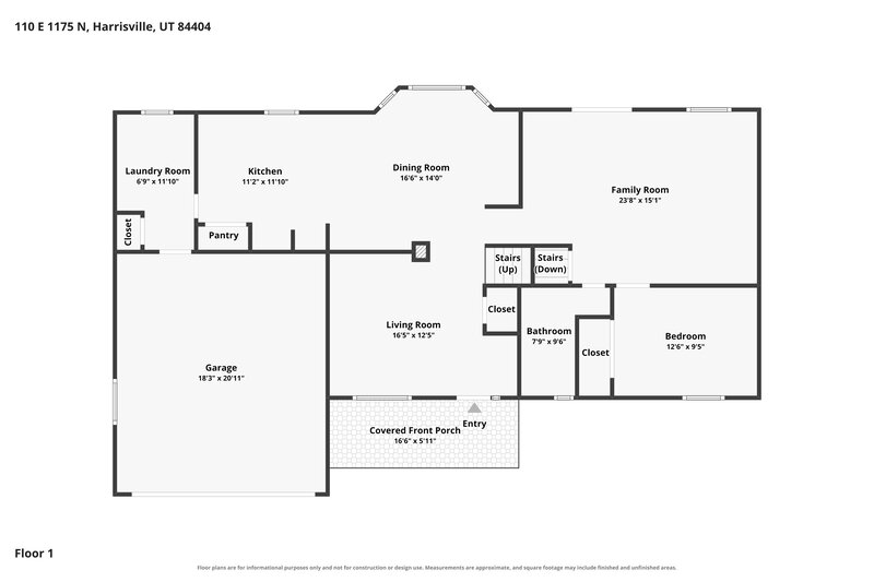3,170/Mo, 110 E 1175 N Ogden, UT 84404 Floor Plan View 2