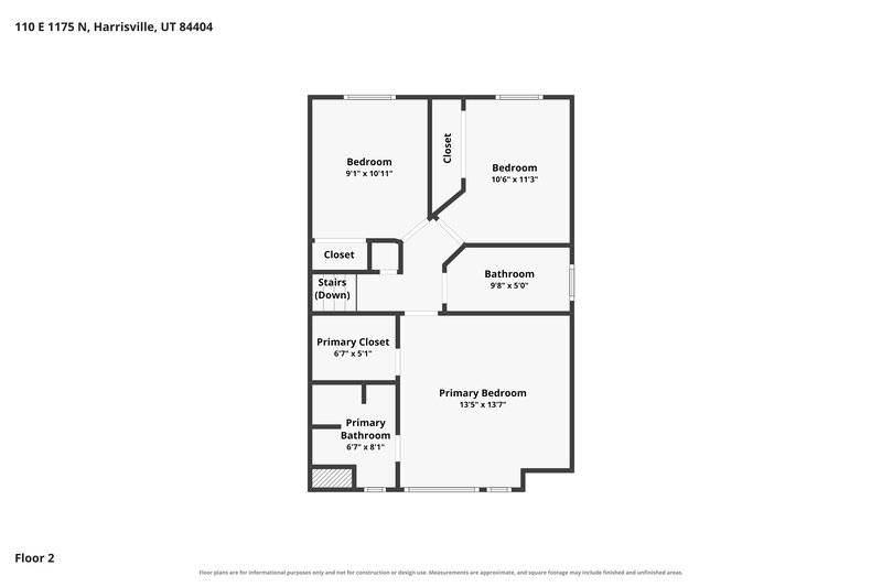 3,170/Mo, 110 E 1175 N Ogden, UT 84404 Floor Plan View 3