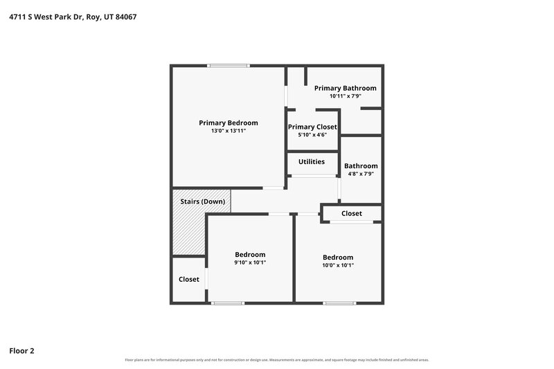 2,455/Mo, 4711 S West Park Dr Roy, UT 84067 Floor Plan View 3