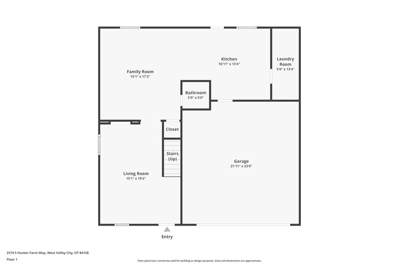 2,295/Mo, 3174 S Hunter Farm Way Salt Lake City, UT 84128 Floor Plan View