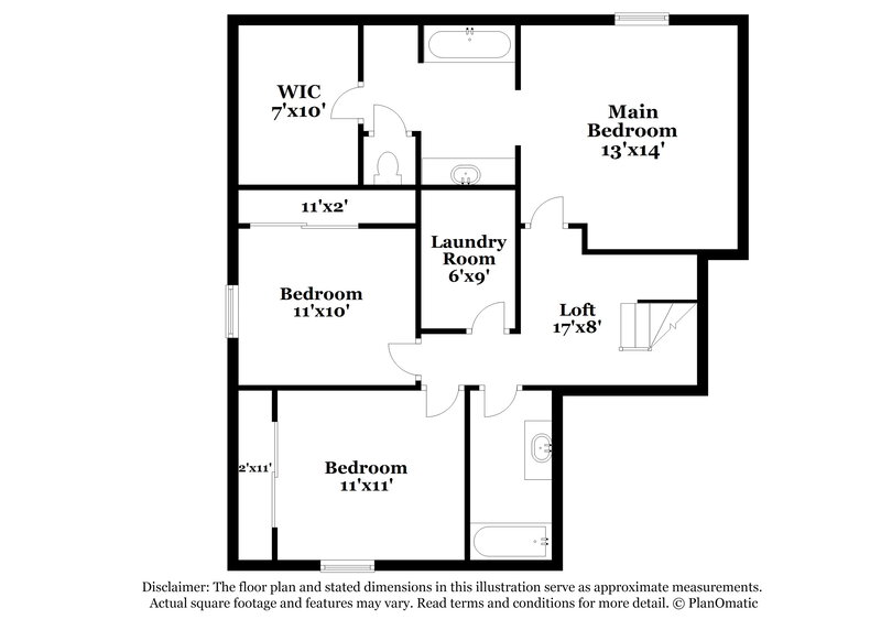 2,810/Mo, 2087 W 3290 S Syracuse, UT 84075 Floorplan View 2