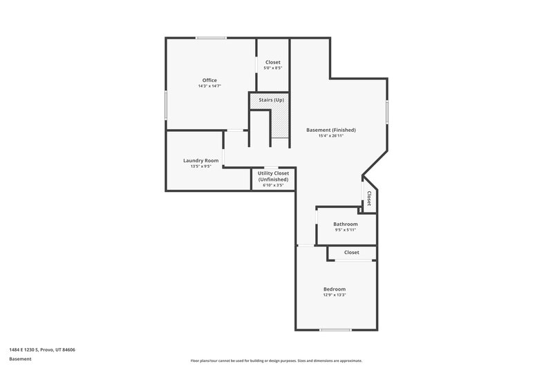2,680/Mo, 1484 E 1230 S Provo, UT 84606 Floor Plan View