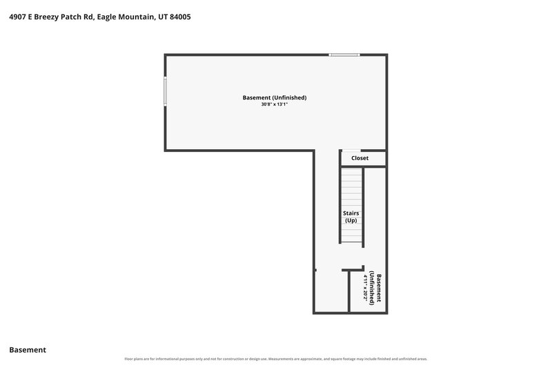 2,390/Mo, 4907 E Breezy Patch Rd Eagle Mountain, UT 84005 Floor Plan View