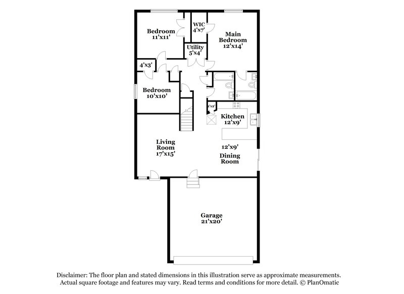 2,260/Mo, 3717 N Bountiful Ln Eagle Mountain, UT 84005 Floorplan View