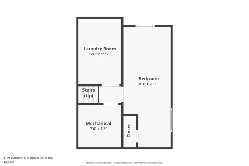 2,440/Mo, 6129 S Crystal River Dr Murray, UT 84123 Floorplan View 3