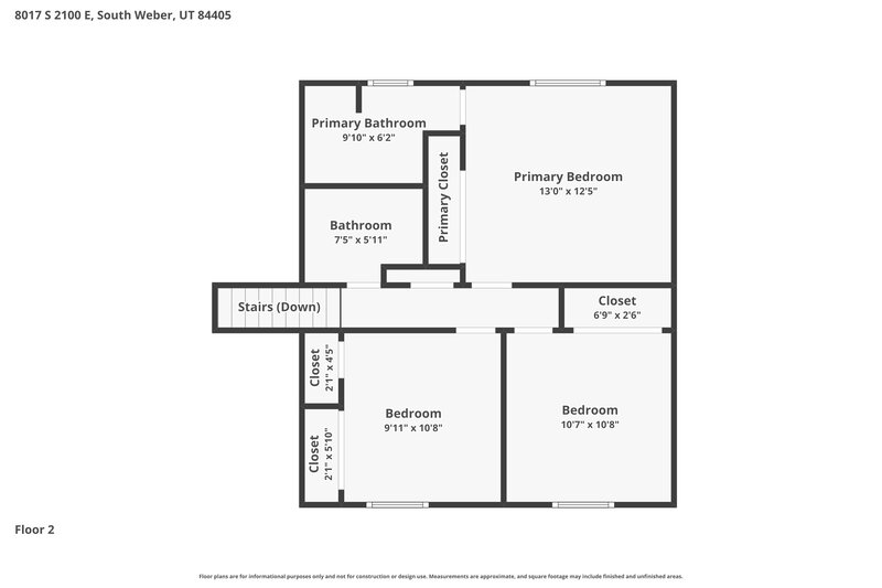 2,695/Mo, 8017 S 2100 E South Weber, UT 84405 Floorplan View