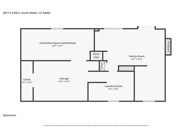 2,695/Mo, 8017 S 2100 E South Weber, UT 84405 Floor Plan View 3