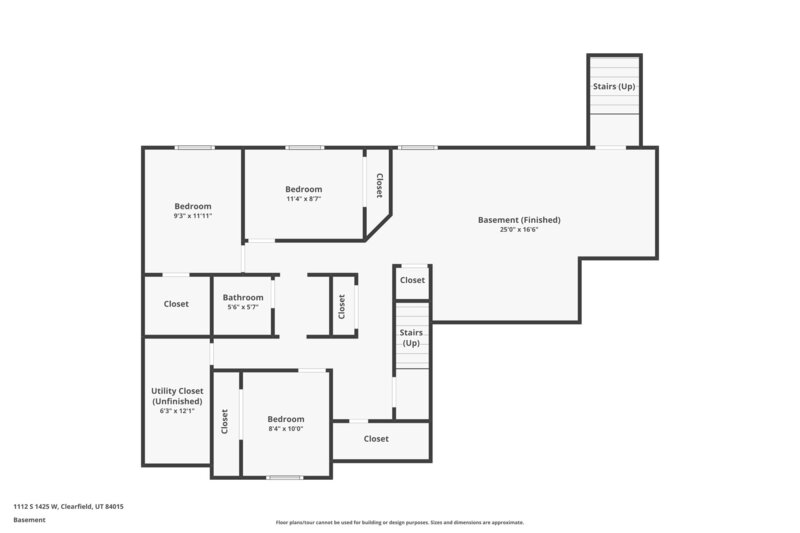 3,640/Mo, 1112 S 1425 W Clearfield, UT 84015 Floorplan View 2