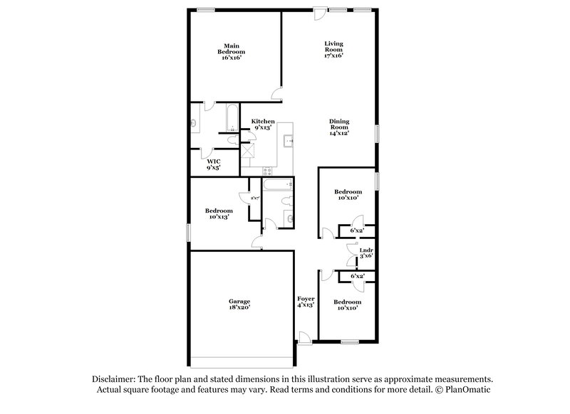 1,735/Mo, 1221 White Willow New Braunfels, TX 78130 Floorplan View