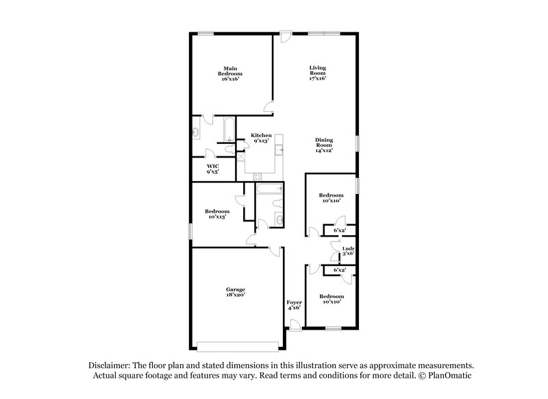 1,700/Mo, 13147 Savory Pl Saint Hedwig, TX 78152 Floorplan View