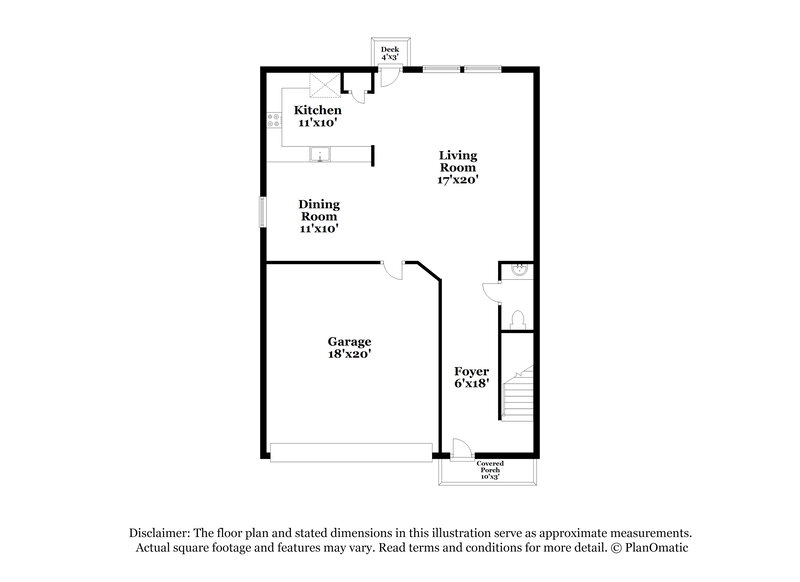 1,820/Mo, 10106 Gap Crk San Antonio, TX 78254 Floorplan View