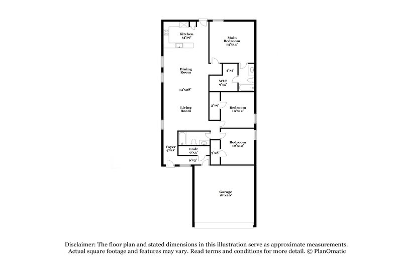 1,730/Mo, 2927 Stigler Dr Converse, TX 78109 Floor Plan View